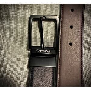 Belt Calvin Klein Men Pants Jeans M 34-38 Black Brown 11KA010008 MSRP 49.50 new
